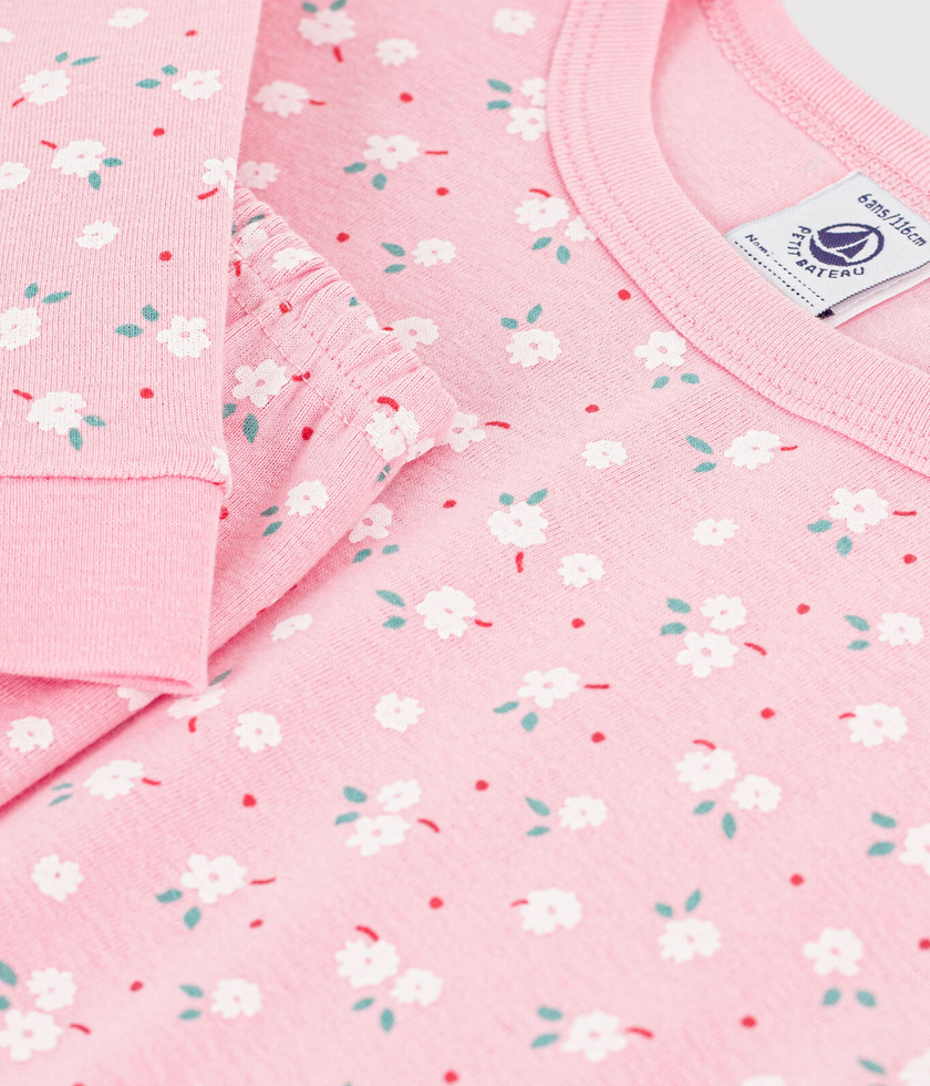 Petit Bateau - Pyjama très ajusté enfant en coton imprimé