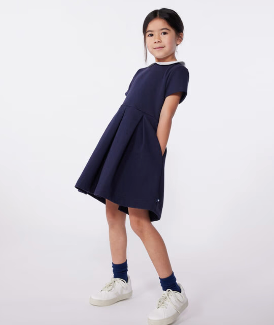 Petit Bateau - Dress with Collar