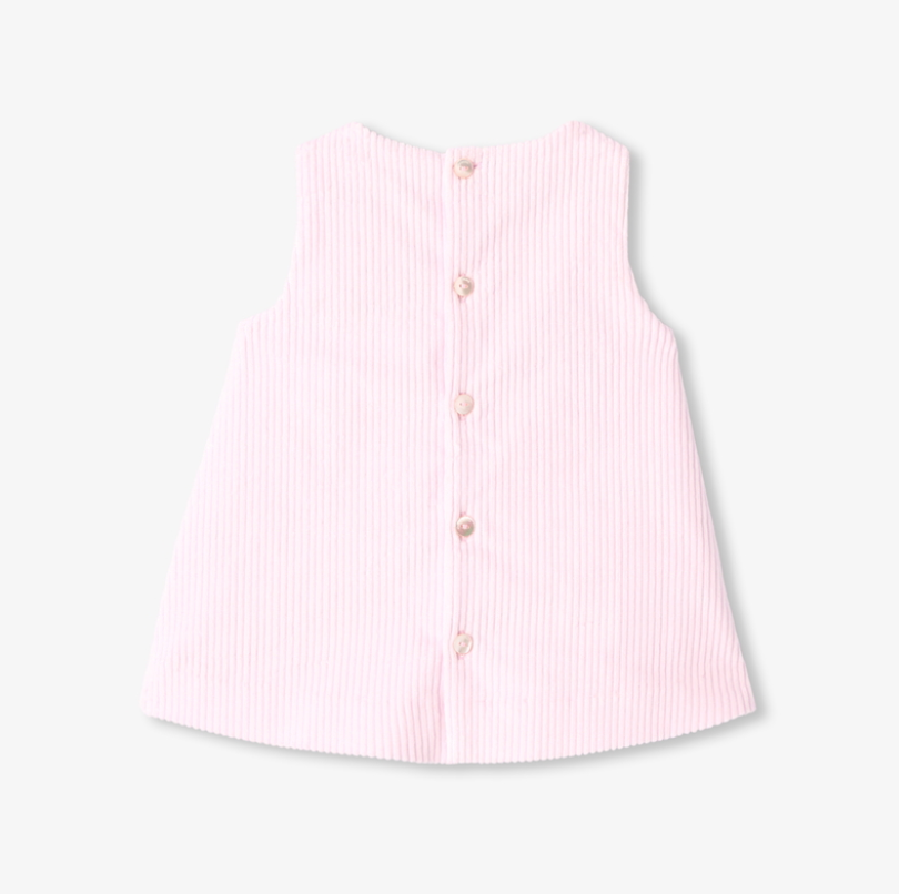 Jacadi - Baby girl corduroy pinafore dress Admirable