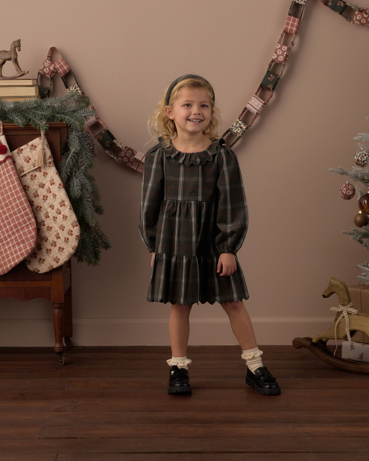 Rylee + Cru - Robe Fran carreaux