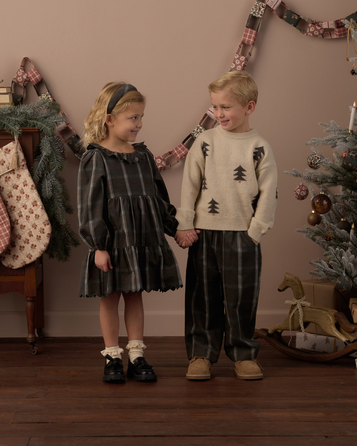 Rylee + Cru - Robe Fran carreaux