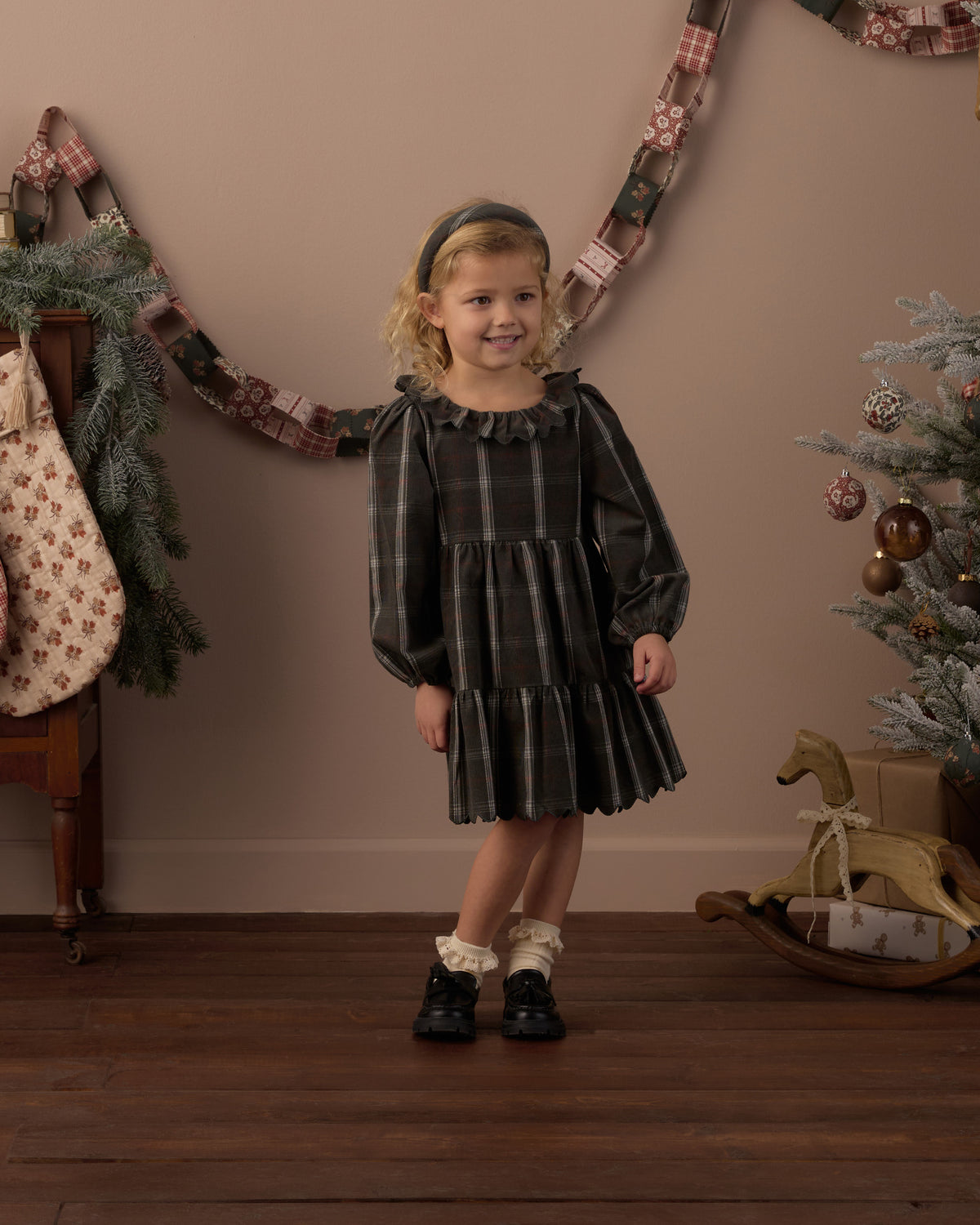 Rylee + Cru - Robe Fran carreaux
