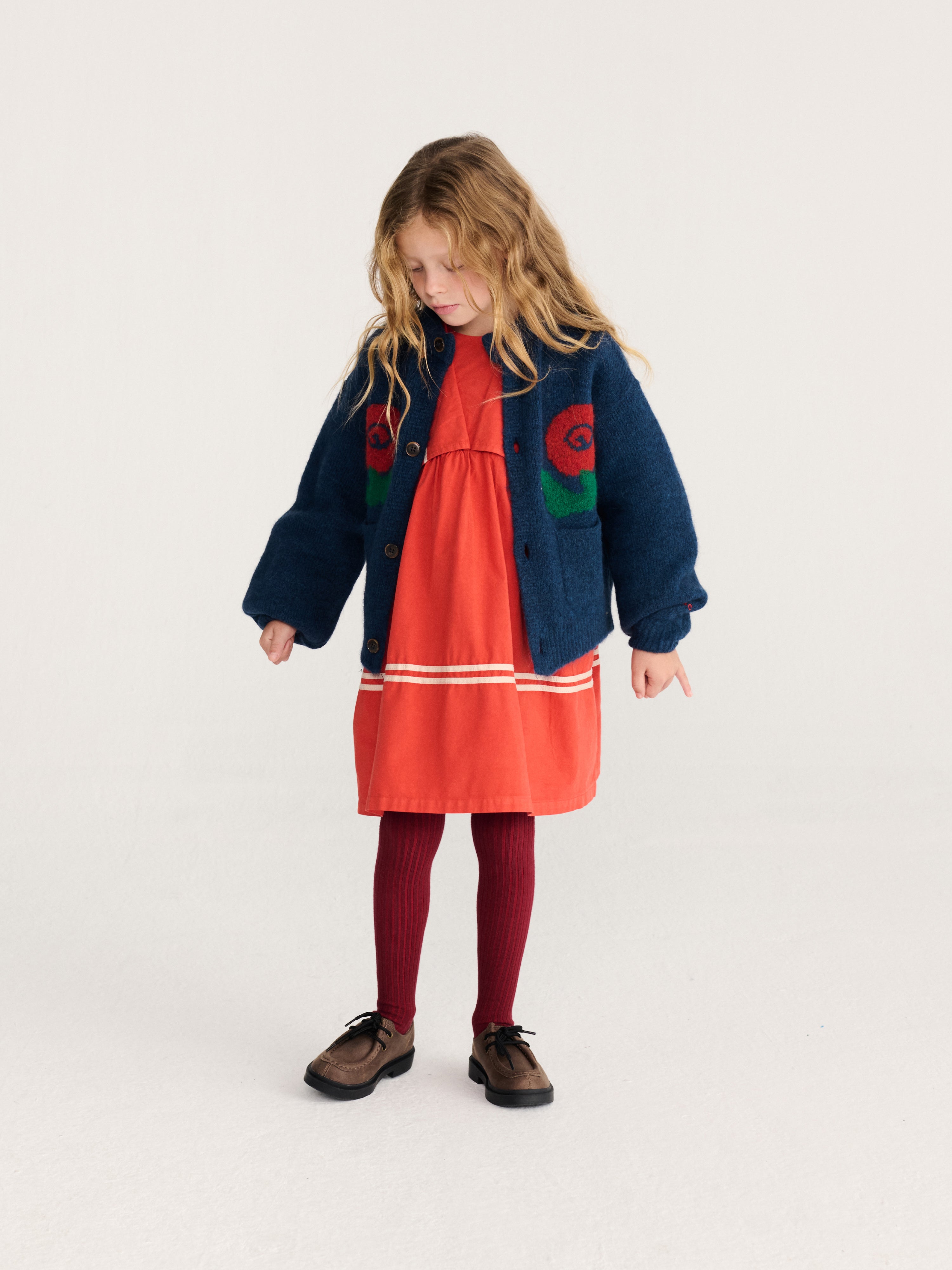 Bobo Choses - Cardigan en Stamp bloom