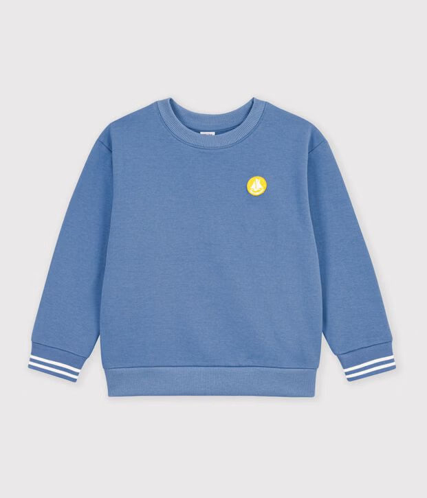Petit Bateau - Sweatshirt enfant en coton uni