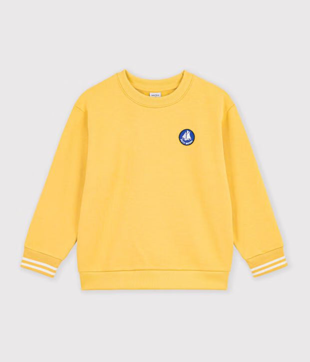 Petit Bateau - Sweatshirt enfant en coton uni