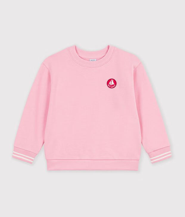 Petit Bateau - Sweatshirt enfant en coton uni
