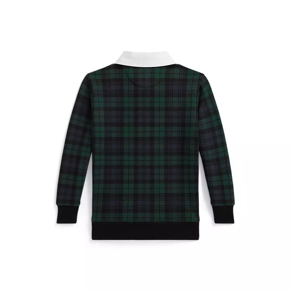 Polo Ralph Lauren - Chandail de rugby à carreaux 'Polo Bear'