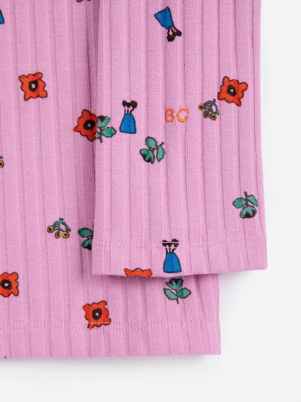 Bobo Choses -T-shirt à col roulé fleurie