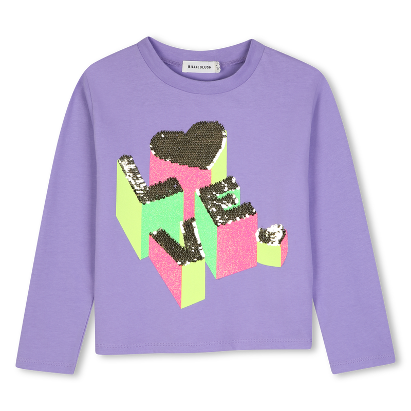 Billieblush - T-Shirt imprimé "Love" Sequins