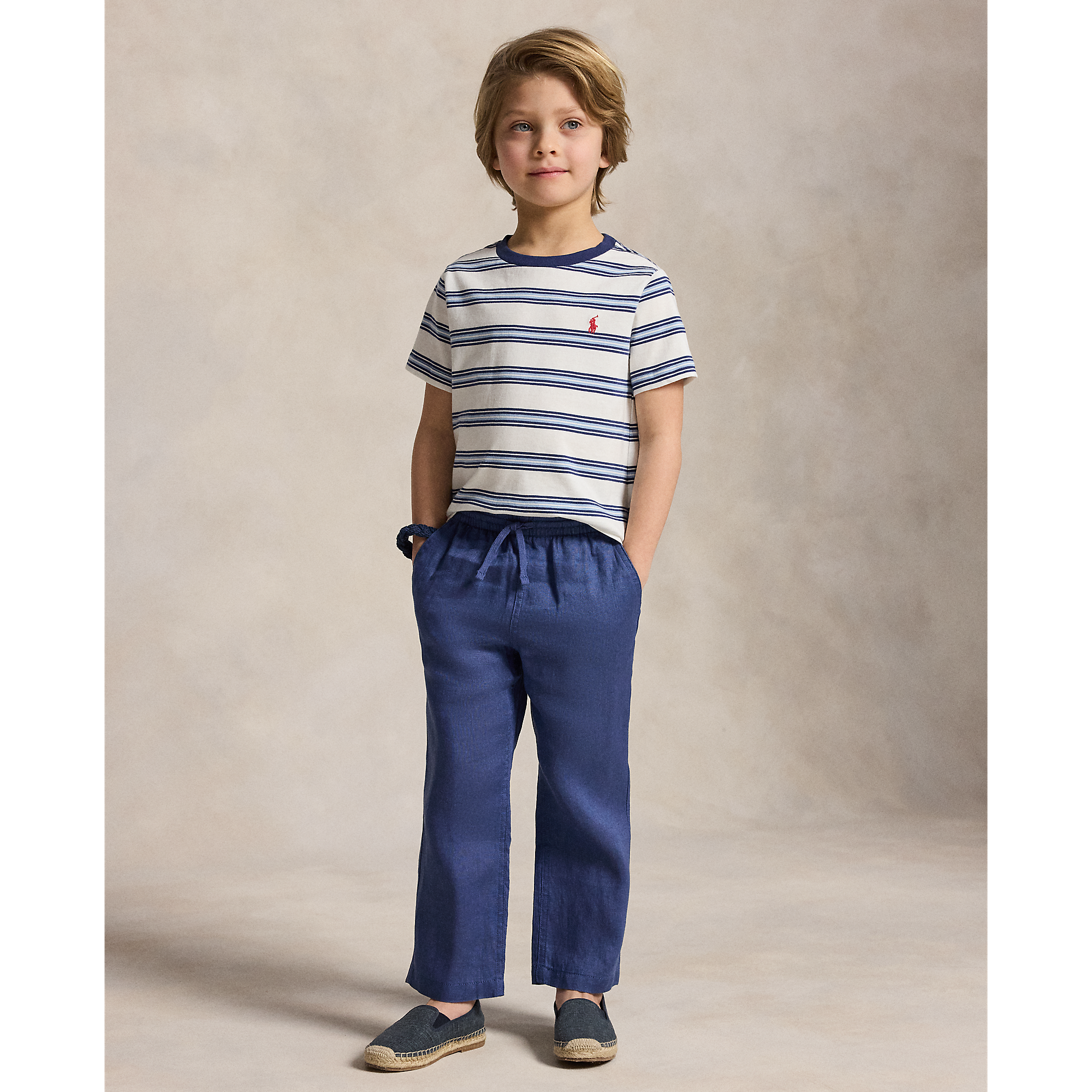 Polo Ralph Lauren - T-shirt en jersey de coton rayé