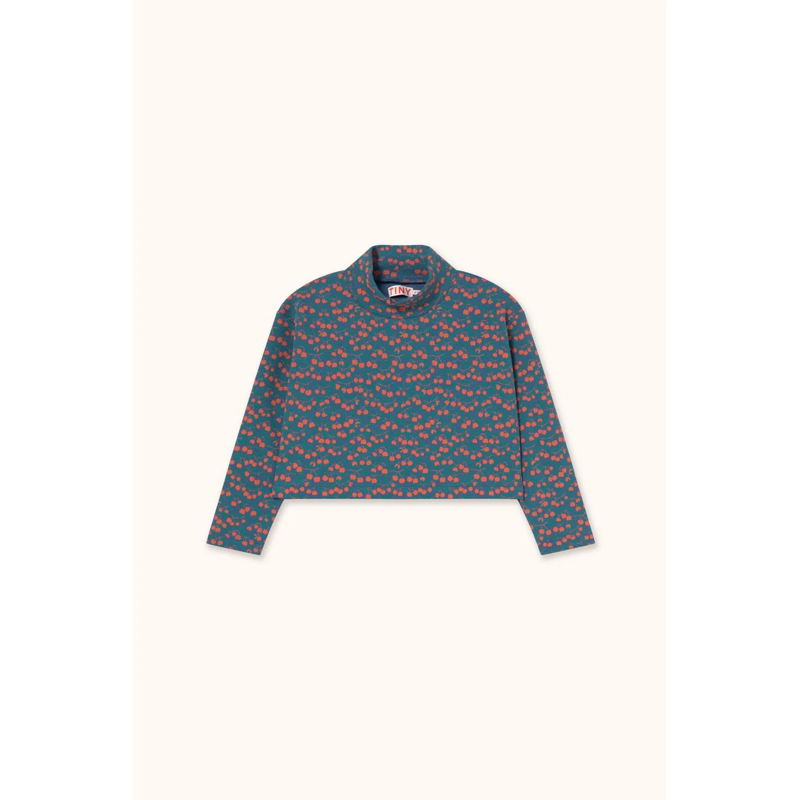 Tiny Cottons - Mini Apples Mockneck Top