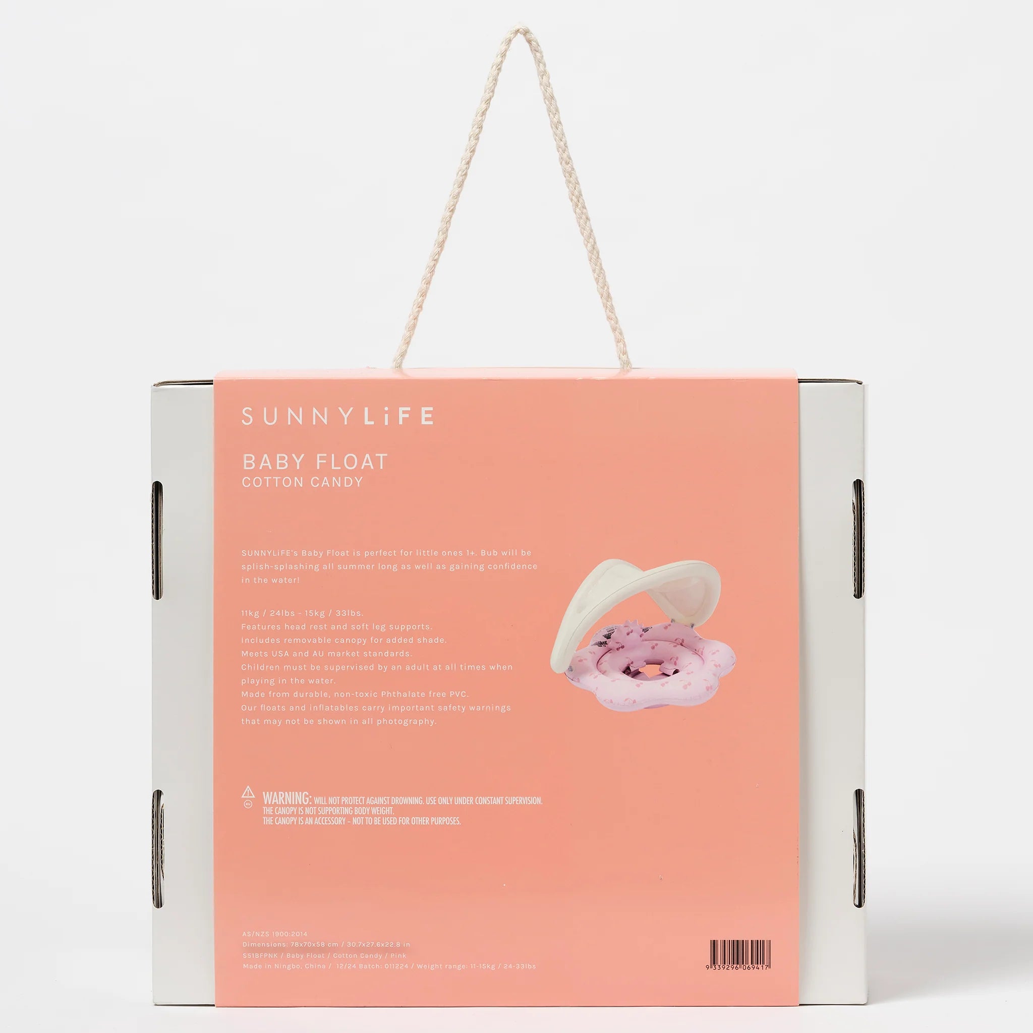 Sunnylife - Cotton Candy Baby Float Seat