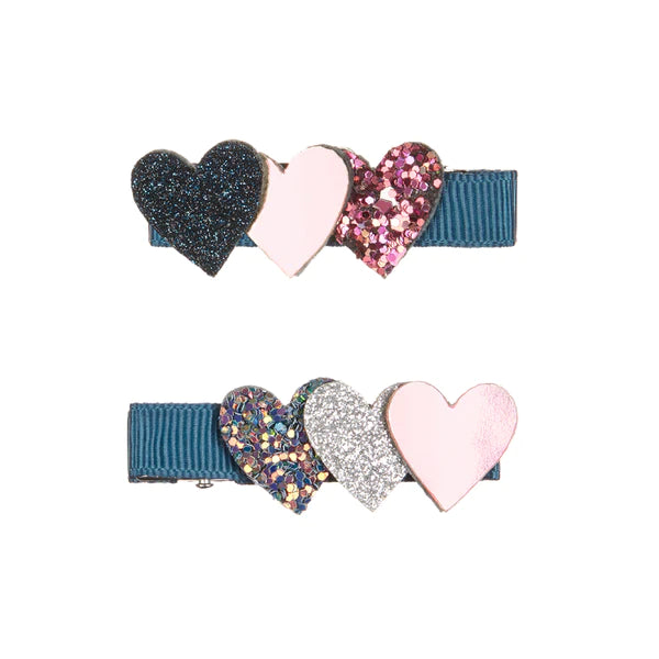 Mimi & Lula - Jazzy Hearts hair clips