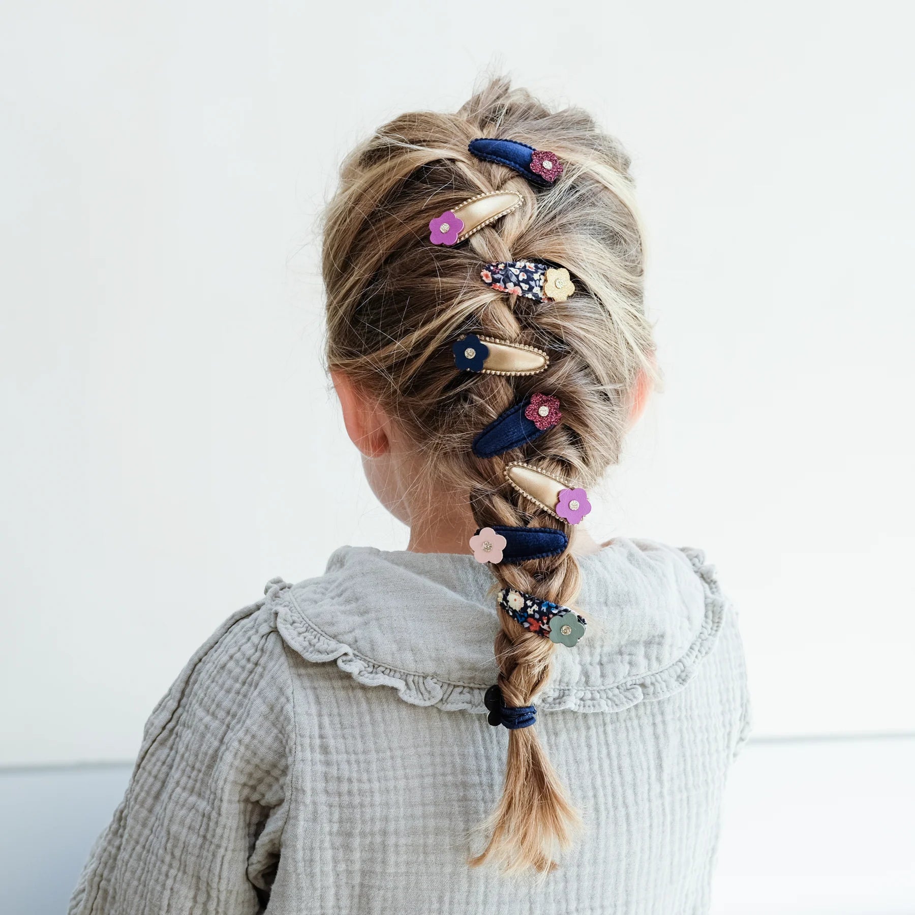 Mimi & Lula - Pansy Hair Bars: Mabel Winter Ivy