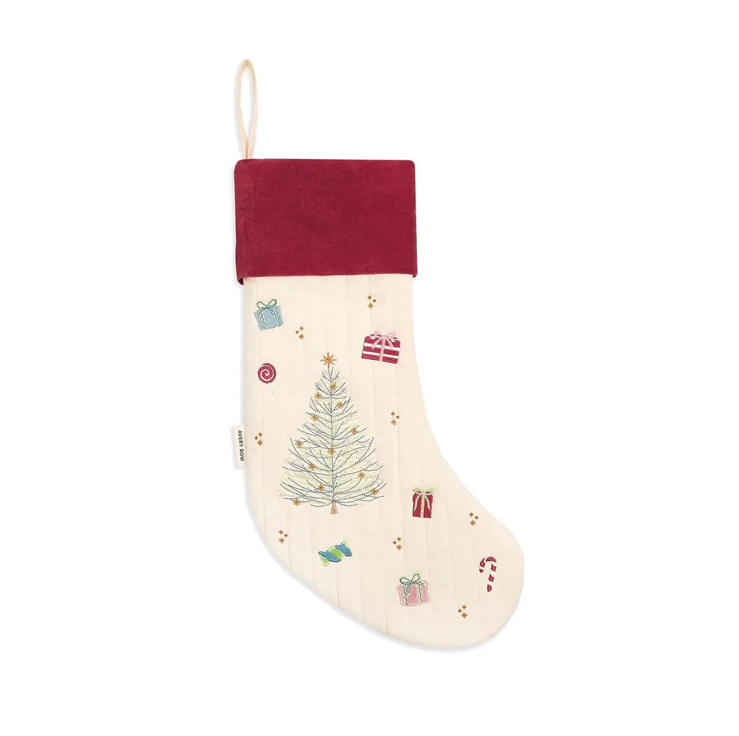 Avery Row - "Christmas Tree" Christmas Stocking