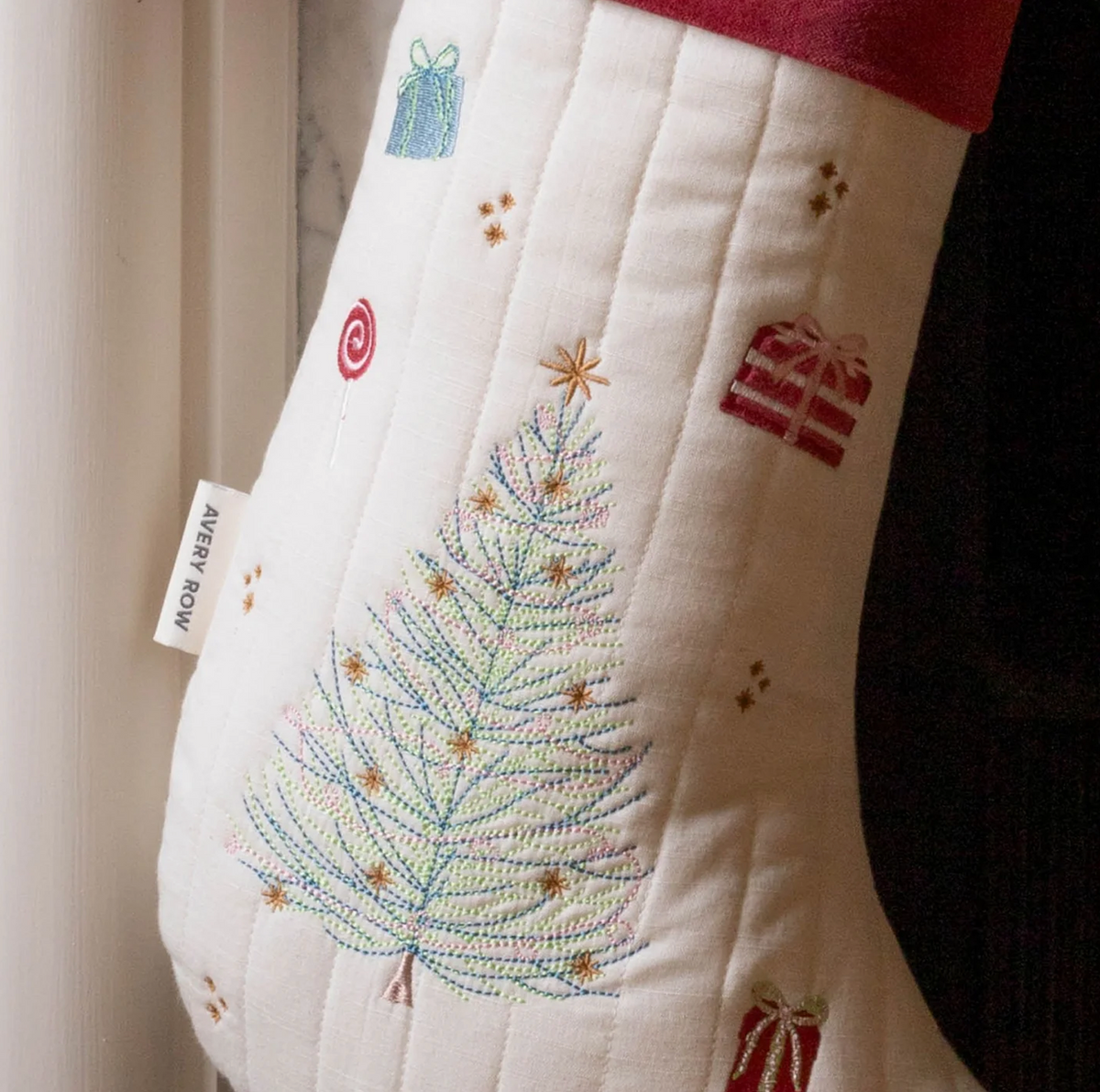 Avery Row - "Christmas Tree" Christmas Stocking