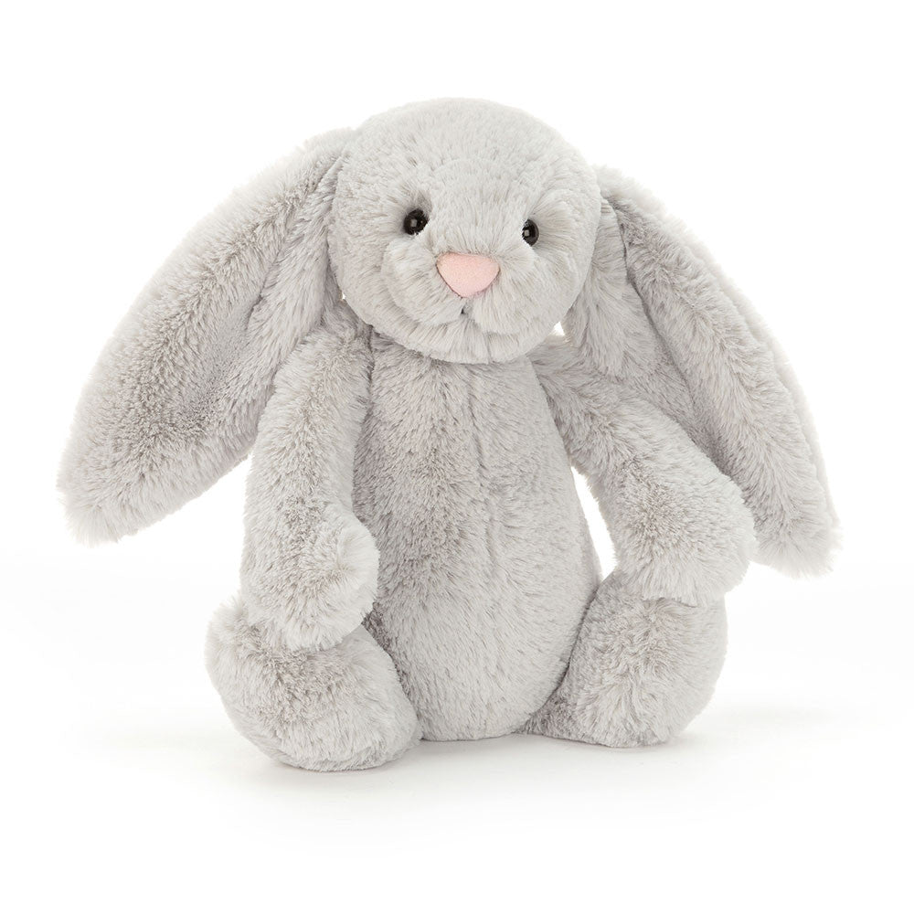 Jellycat - Silver rabbit Bashful