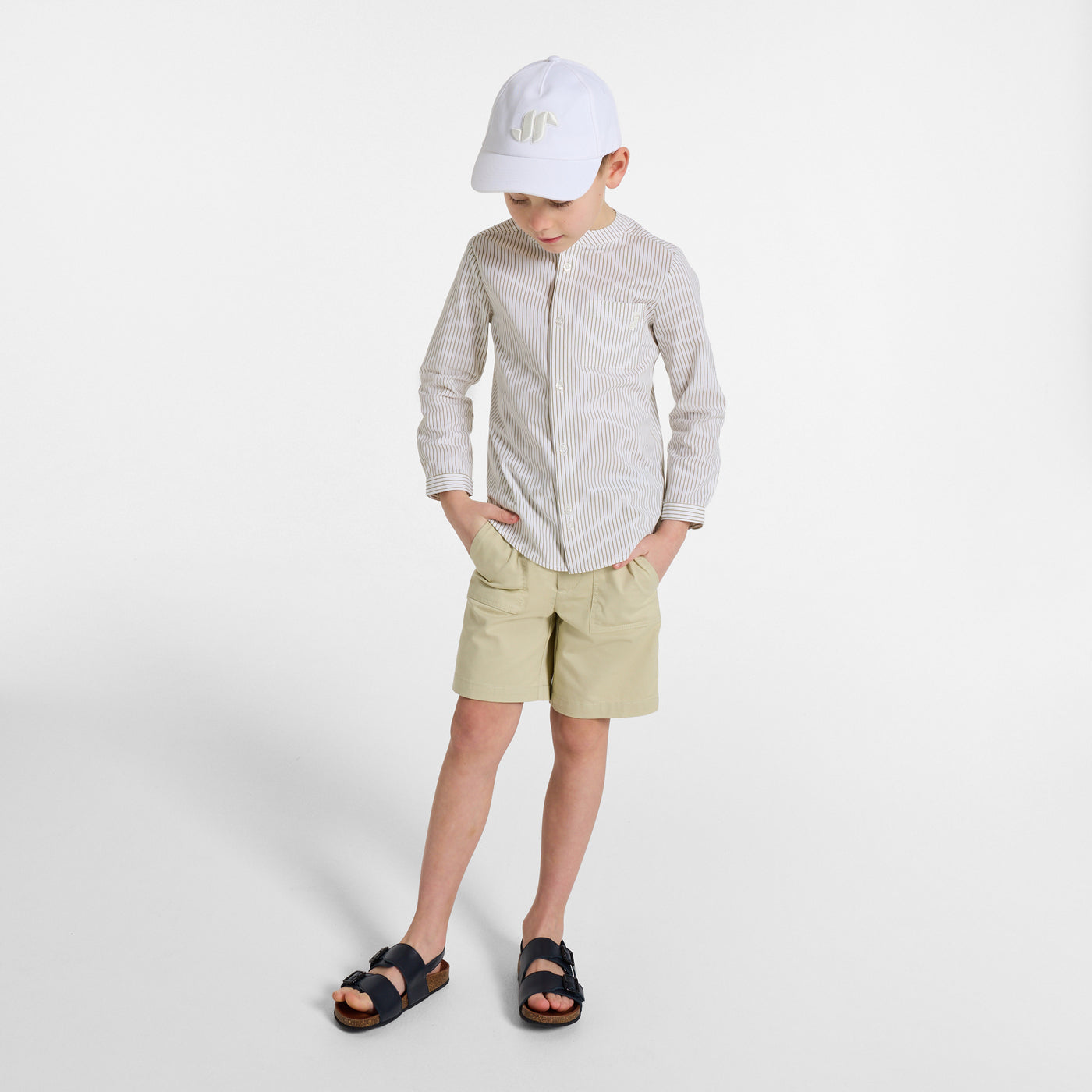 Jacadi - Bermuda enfant garçon en twill léger
