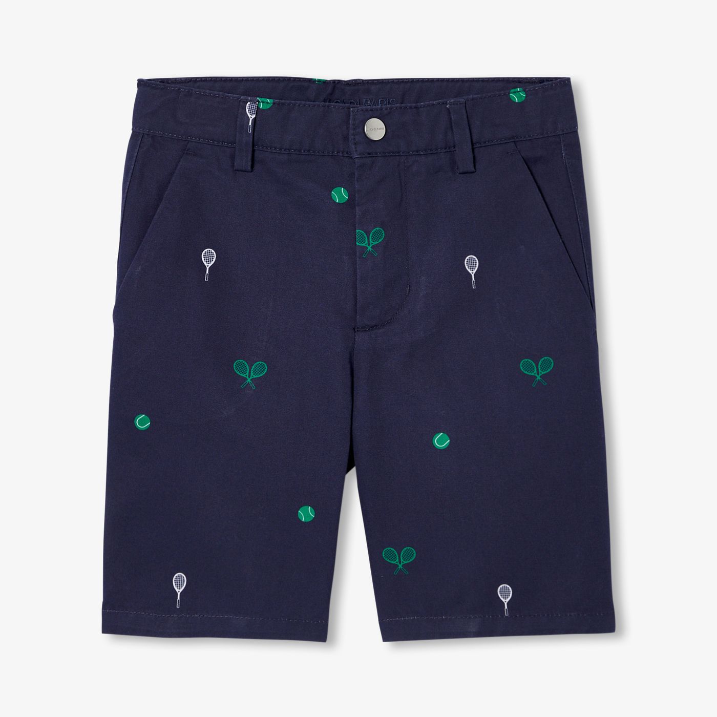 Jacadi - Boy printed twill Bermuda shorts