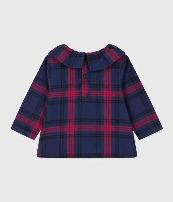 Petit Bateau - Blouse à Carreaux