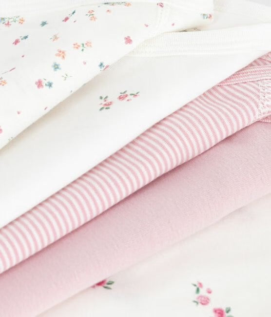 Petit Bateau - Pack of 5 Long Sleeve Diaper Covers