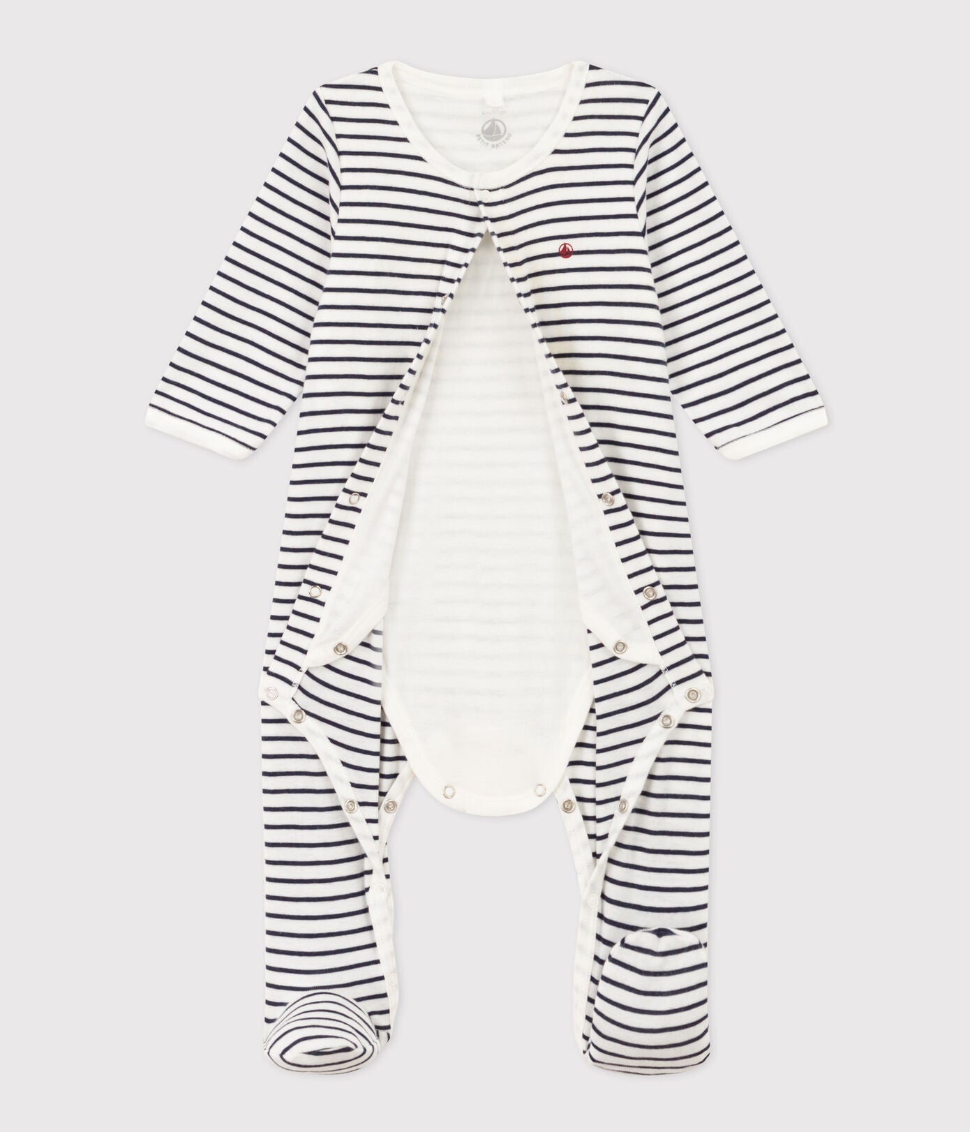Petit Bateau - Bodyjama à Rayures