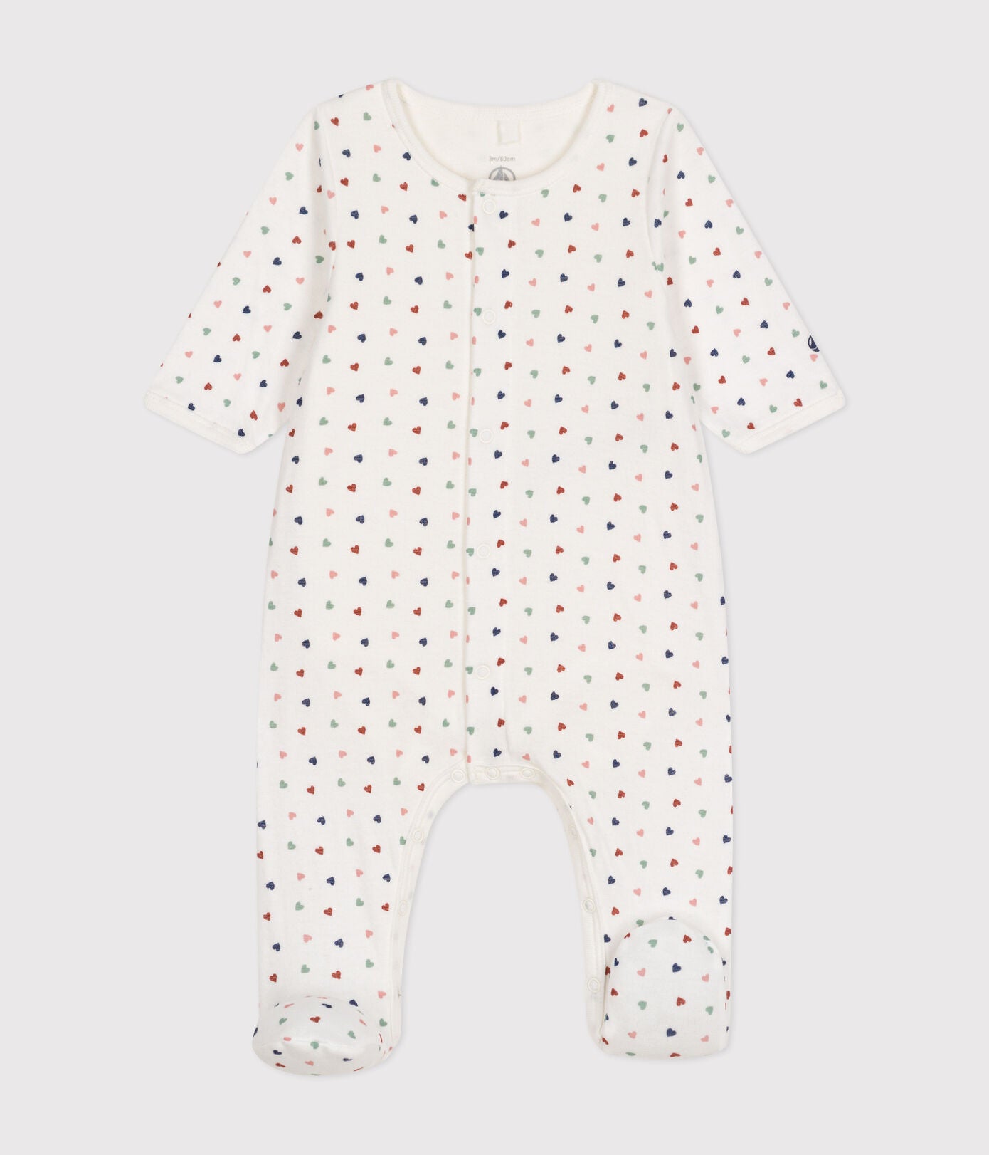 Petit Bateau - Bodyjama Mini Coeurs