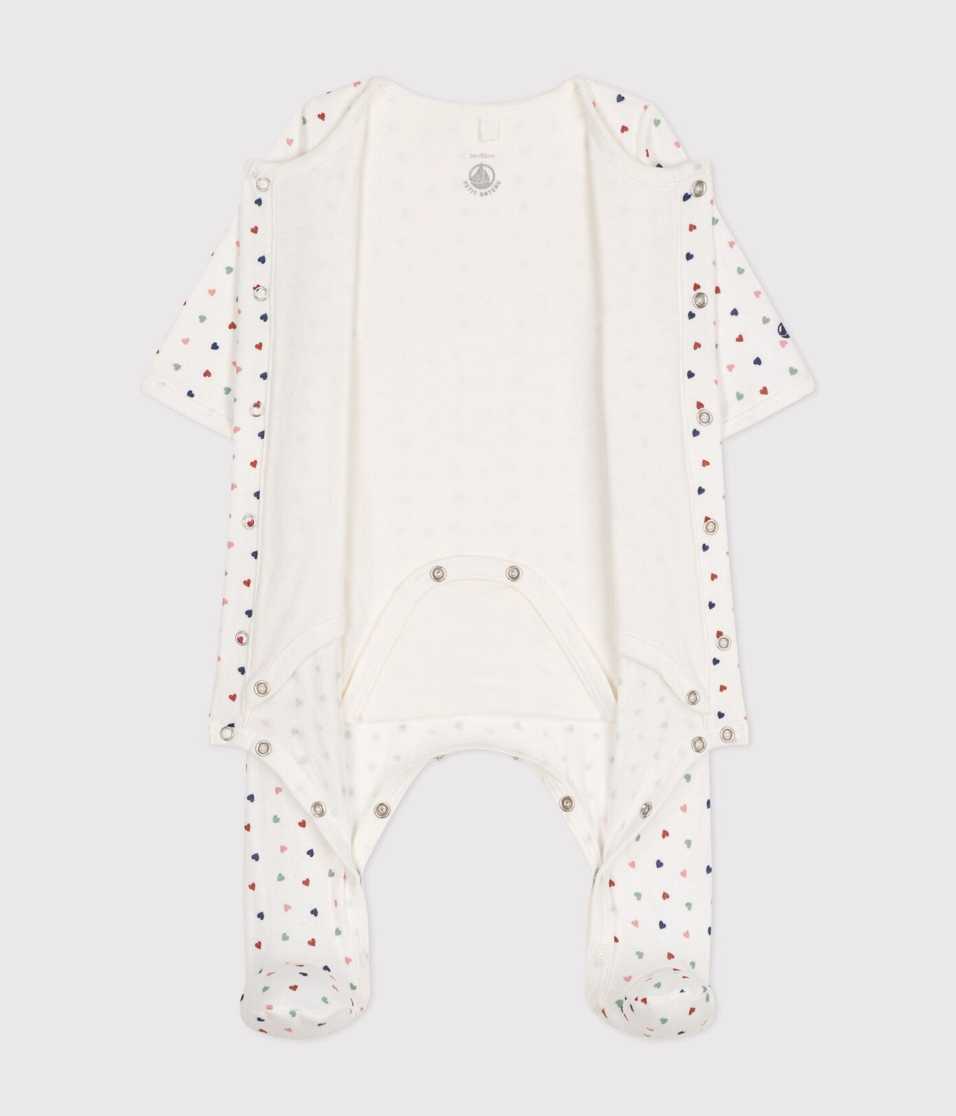 Petit Bateau - Bodyjama Mini Coeurs