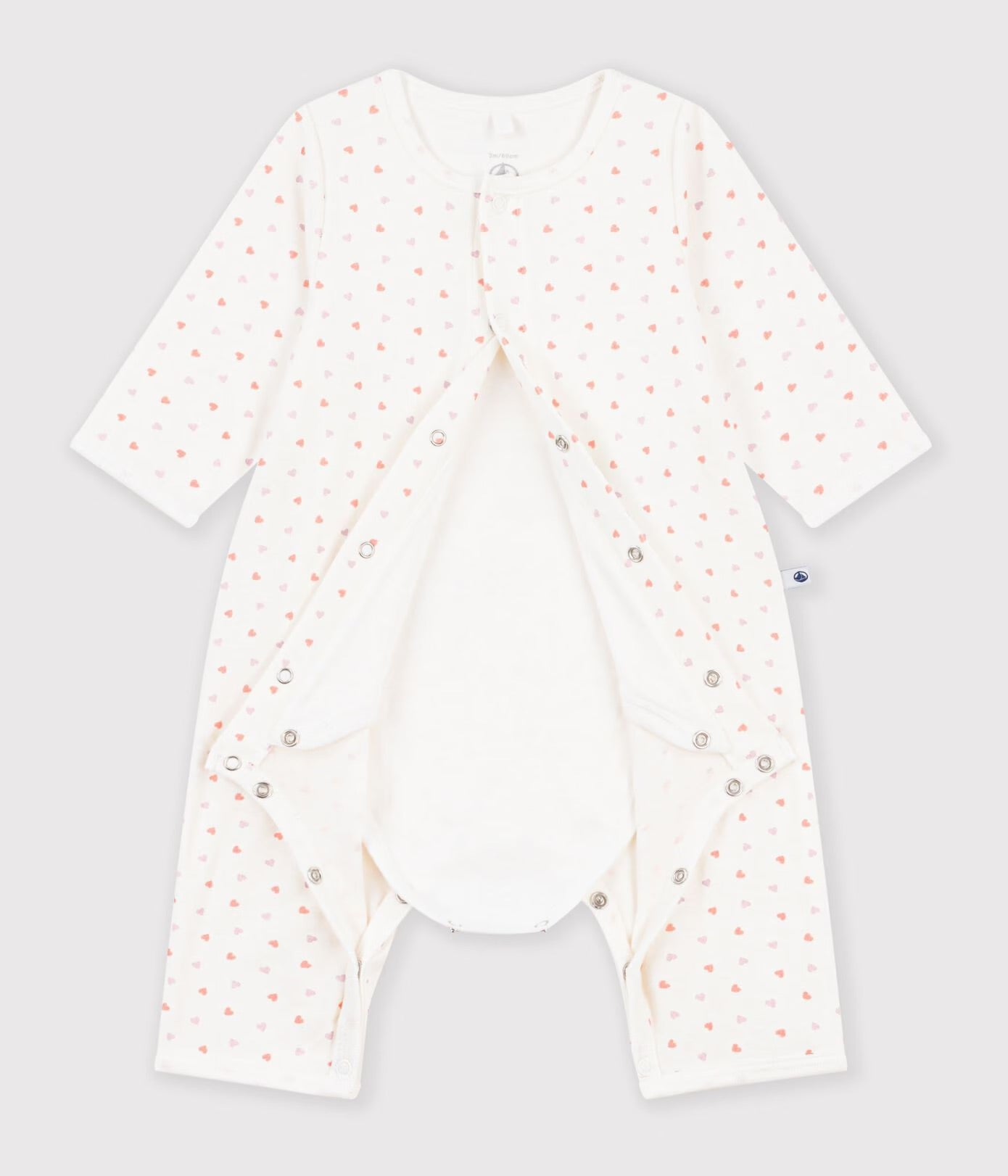 Petit Bateau - Bodyjama sans pieds en coton