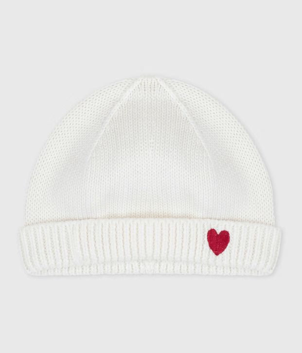 Petit Bateau - Knitted cotton newborn hat