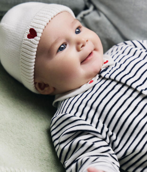 Petit Bateau - Knitted cotton newborn hat