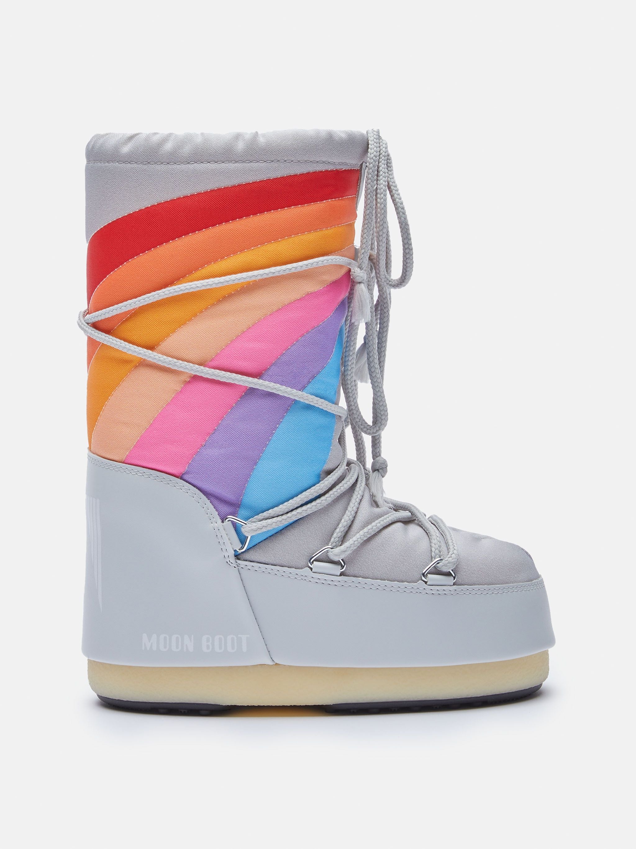 Moon Boots - Bottes de Neige Nylon Kids Icon Rainbow