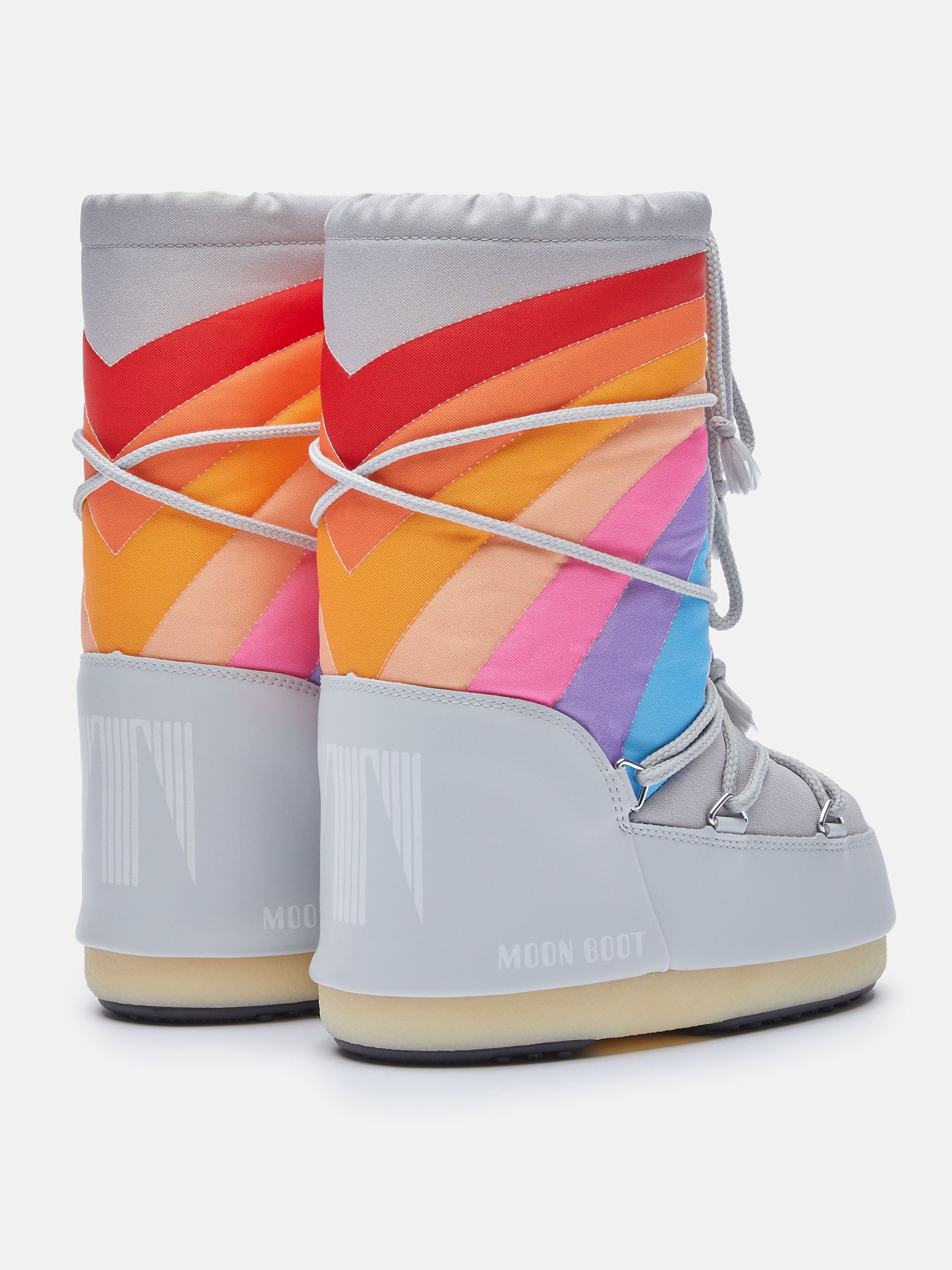 Moon Boots - Bottes de Neige Nylon Kids Icon Rainbow