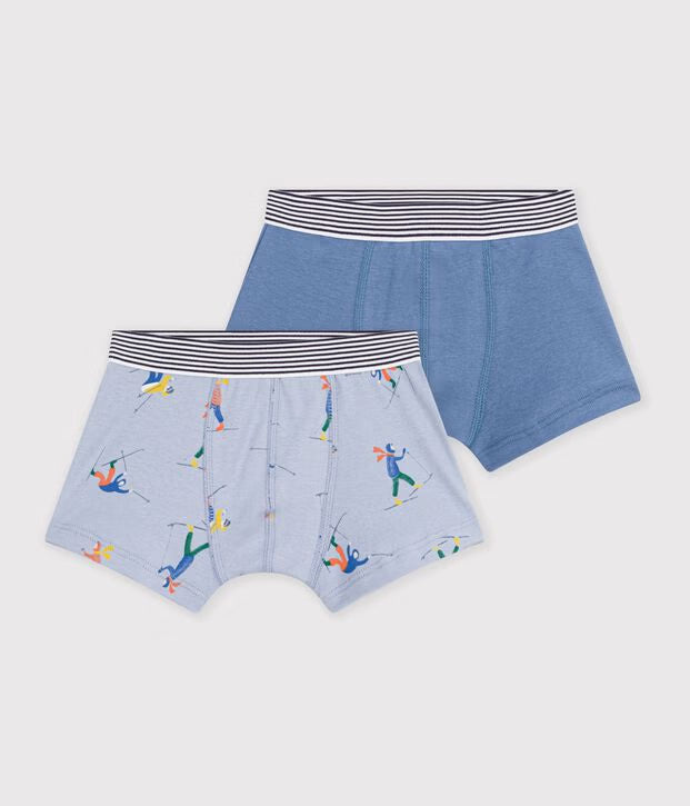 Petit Bateau - Kids' Cotton Boxer Shorts Multipack