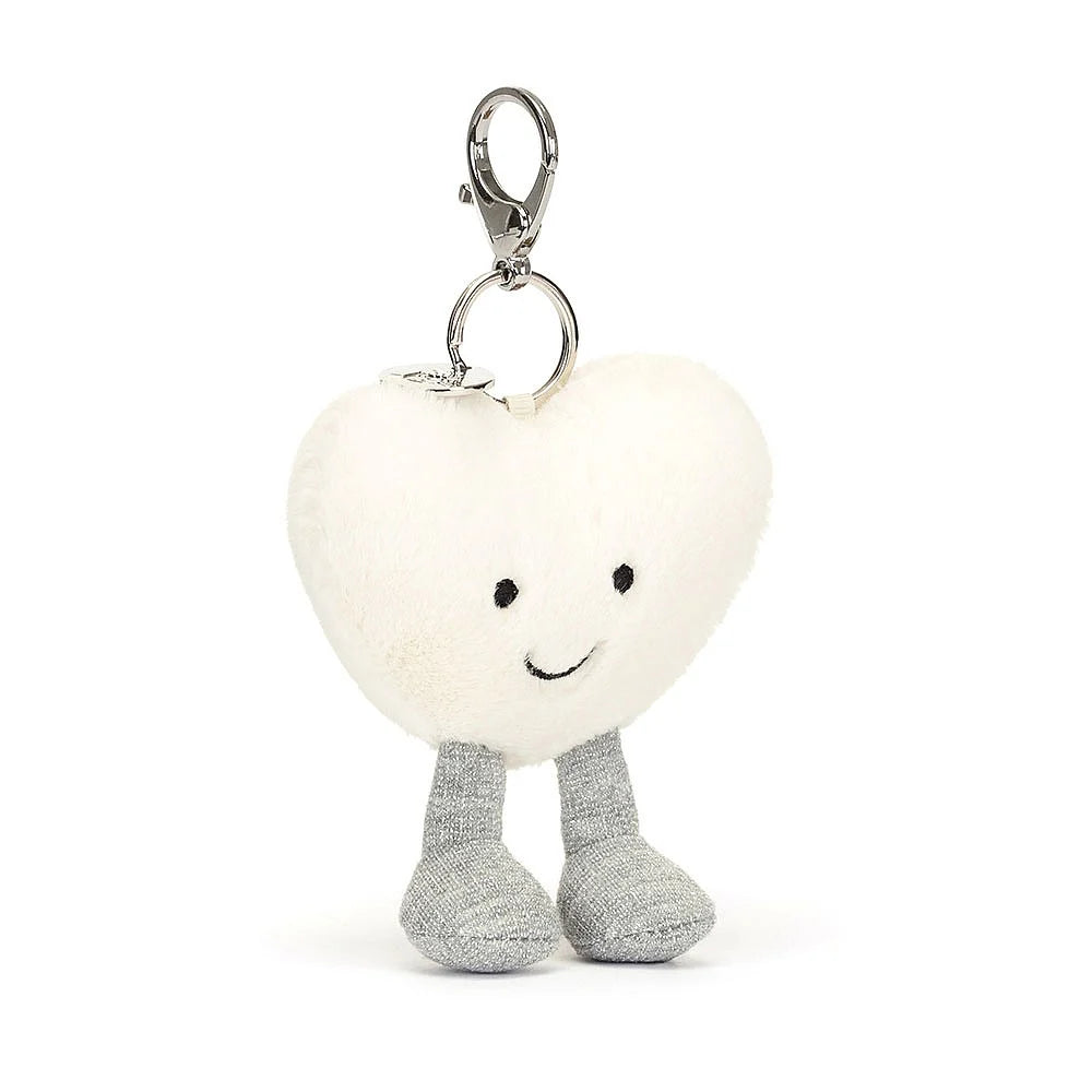 Jellycat - Amuseable Cream Heart Charm