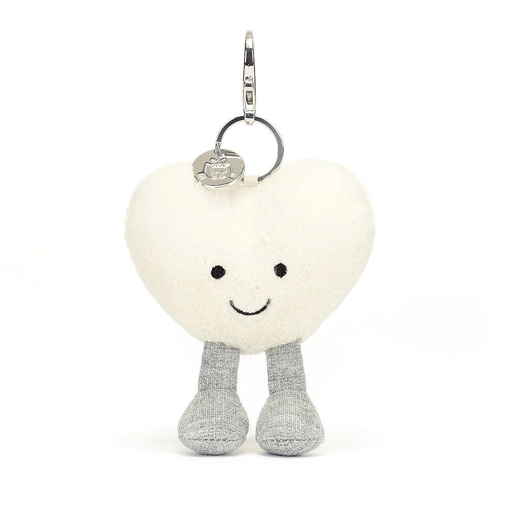 Jellycat - Amuseable Cream Heart Charm