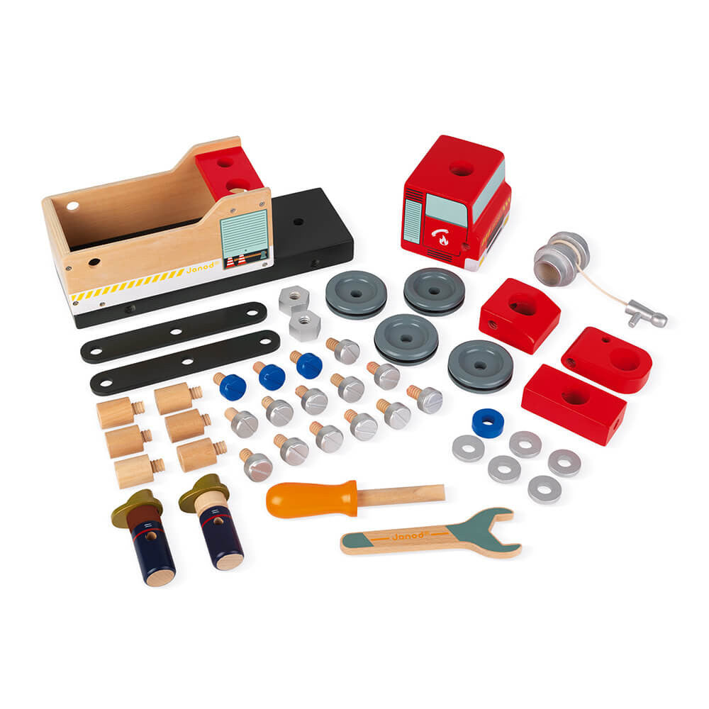 Janod - Brico'kids fire truck