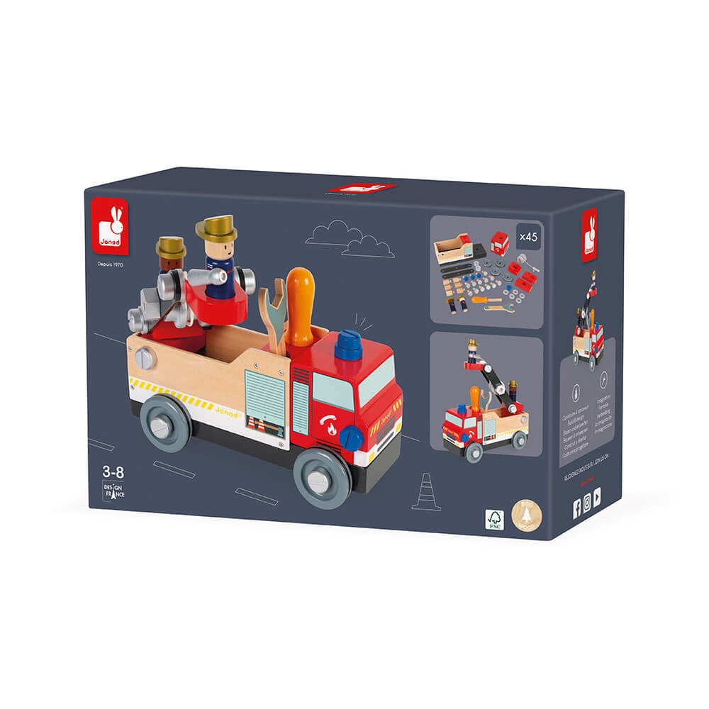 Janod - Brico'kids fire truck