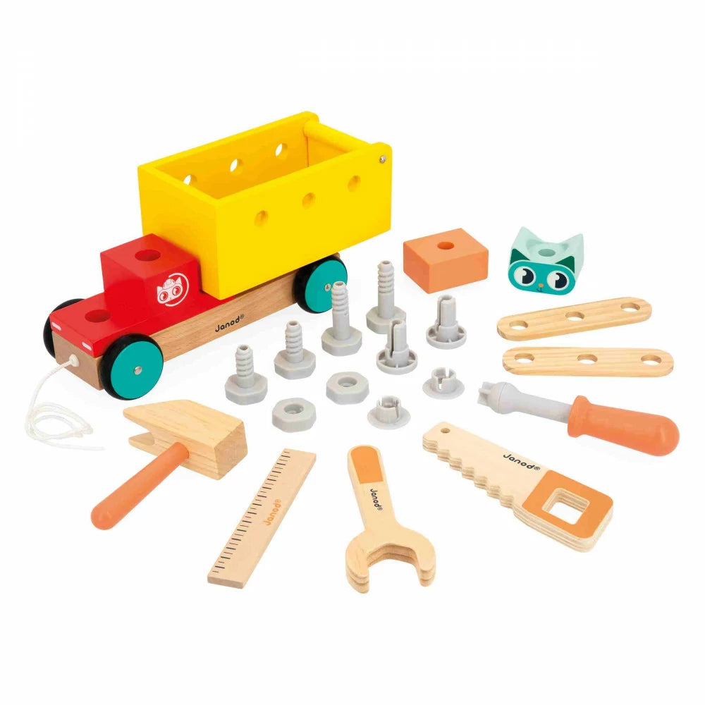 Janod - Brico'Kids Camion Diy à tirer