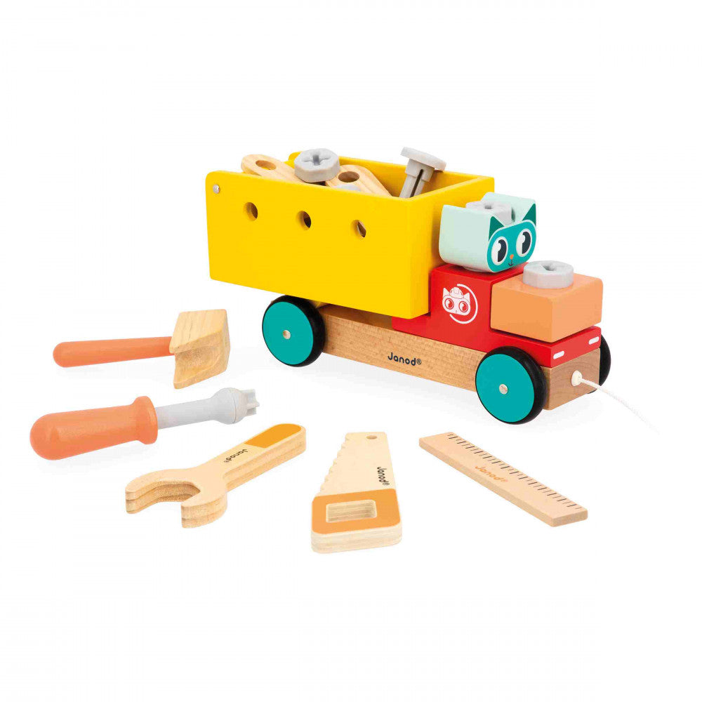 Janod - Brico'Kids Camion Diy à tirer