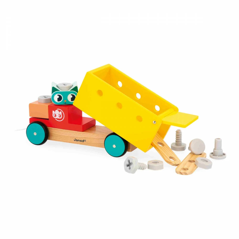 Janod - Brico'Kids Camion Diy à tirer