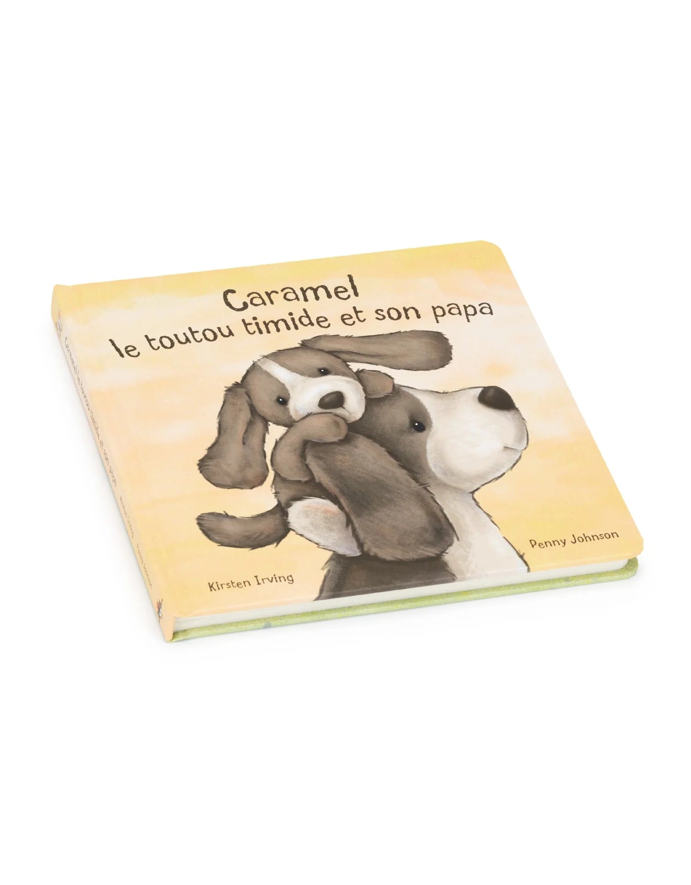 Jellycat - Livre Caramel le Toutou Timide et son Papa