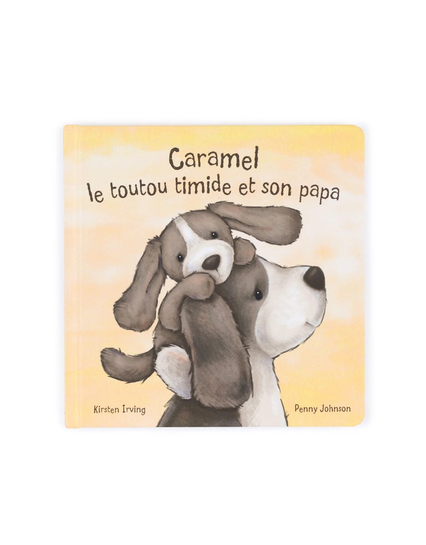 Jellycat - Livre Caramel le Toutou Timide et son Papa