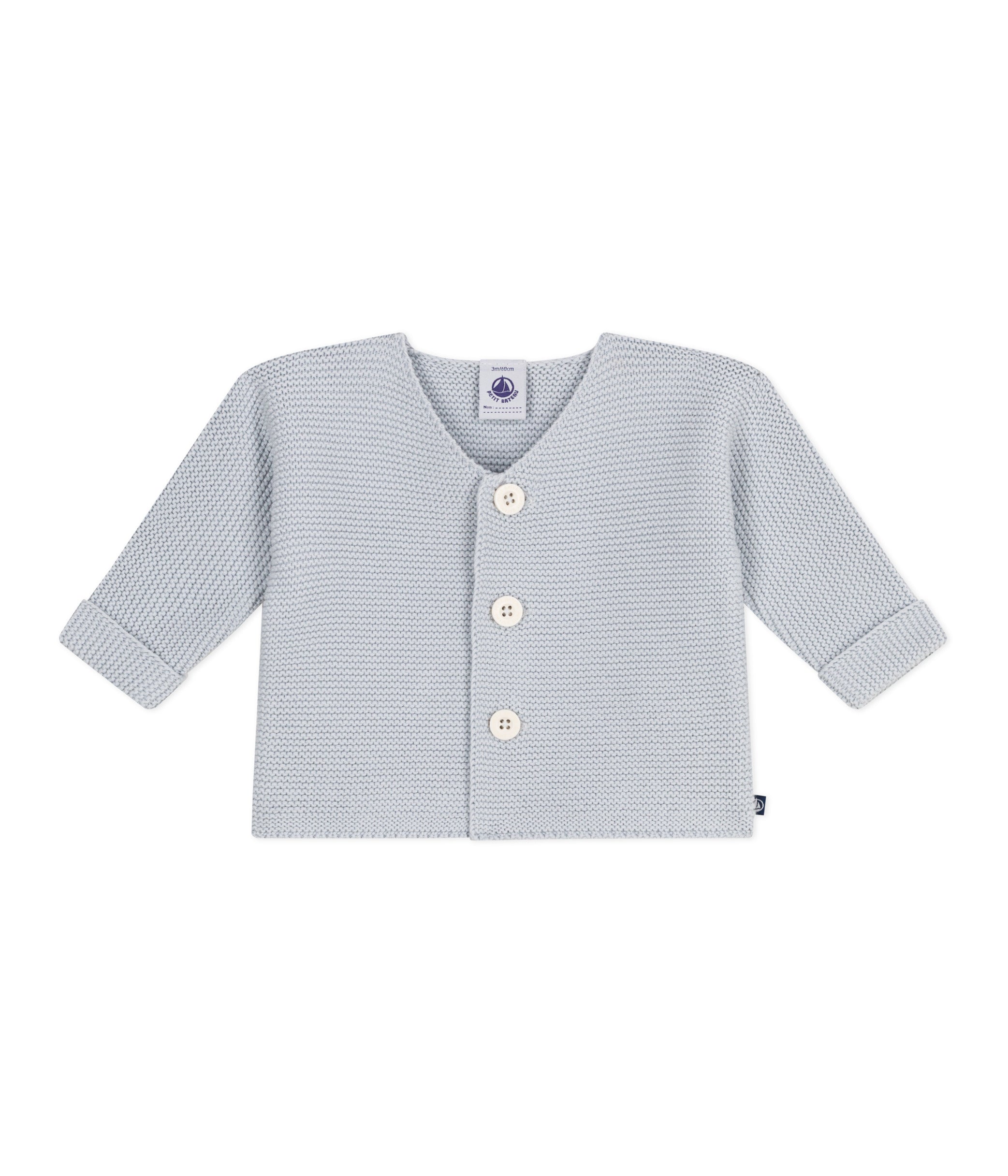 Petit Bateau - Cardigan à 3 boutons (Bébé)