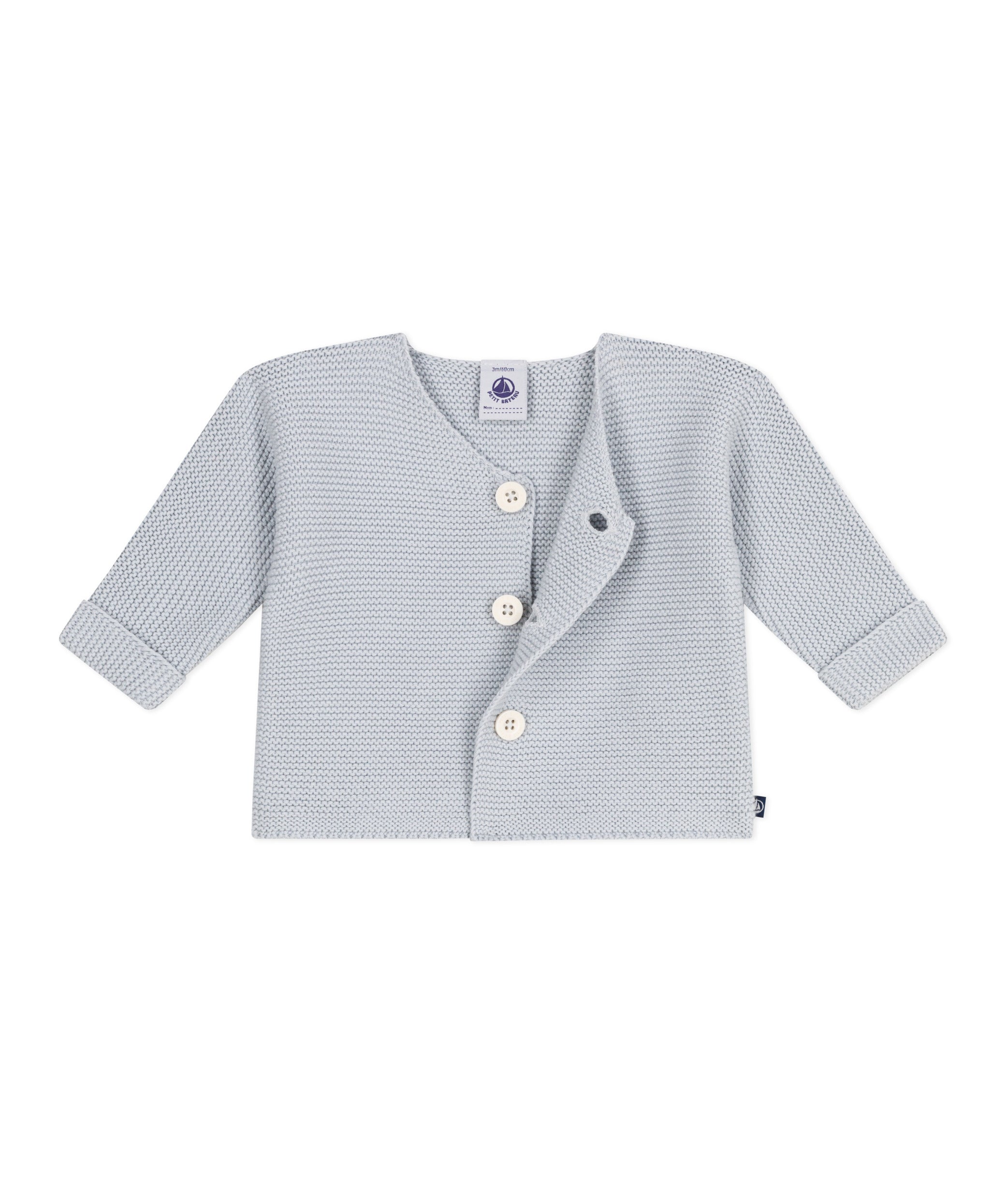 Petit Bateau - Cardigan à 3 boutons (Bébé)