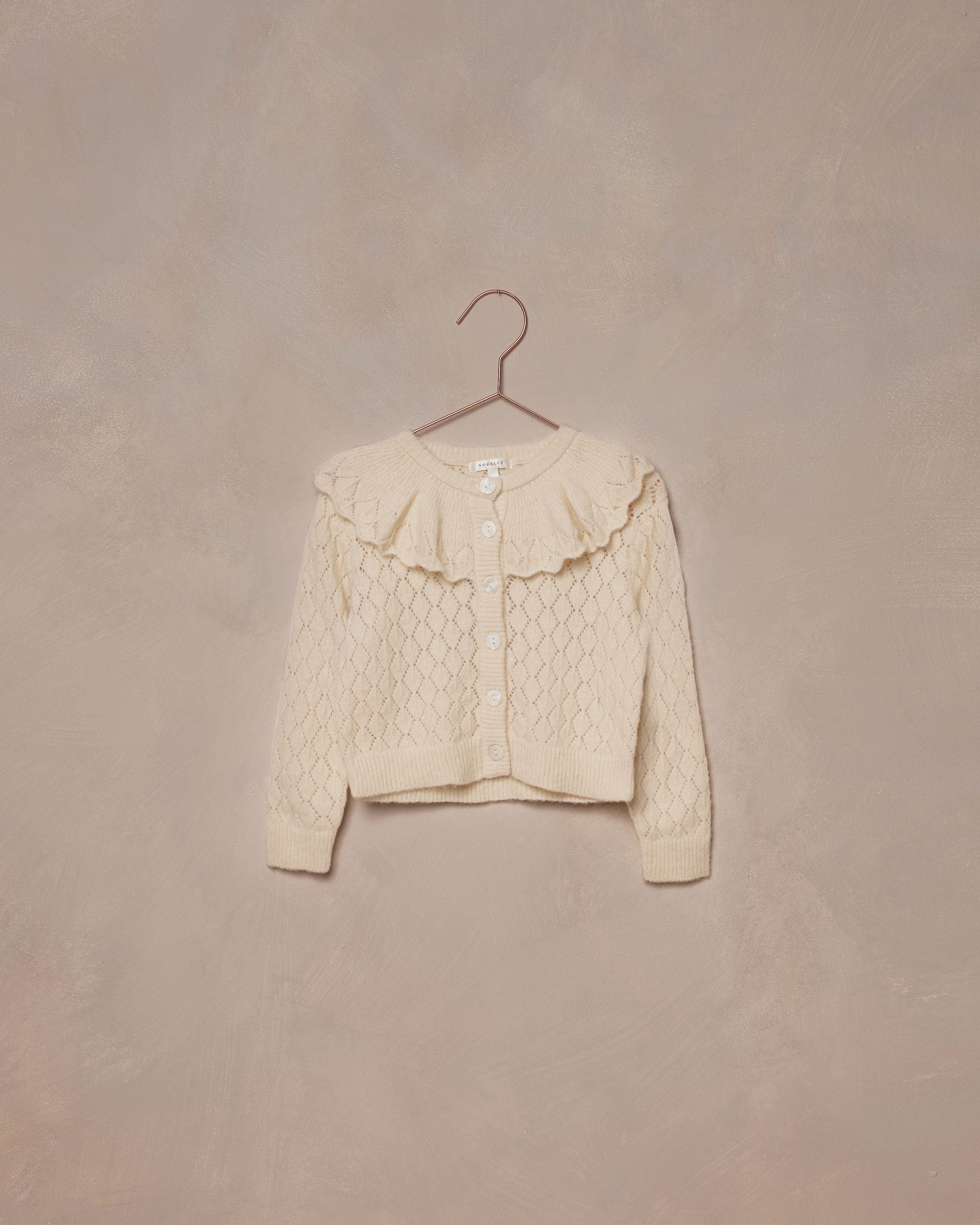 Nora Lee - Cardigan Col Volant