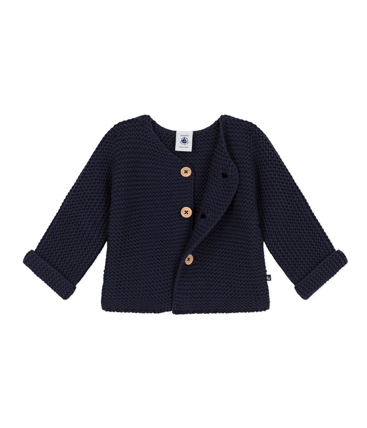 Petit Bateau - 3 Button Cardigan