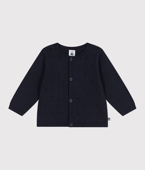 Cardigan Bébé Fille Petit Bateau - Coton Imprimé Oiseaux Doux Et Confortable
