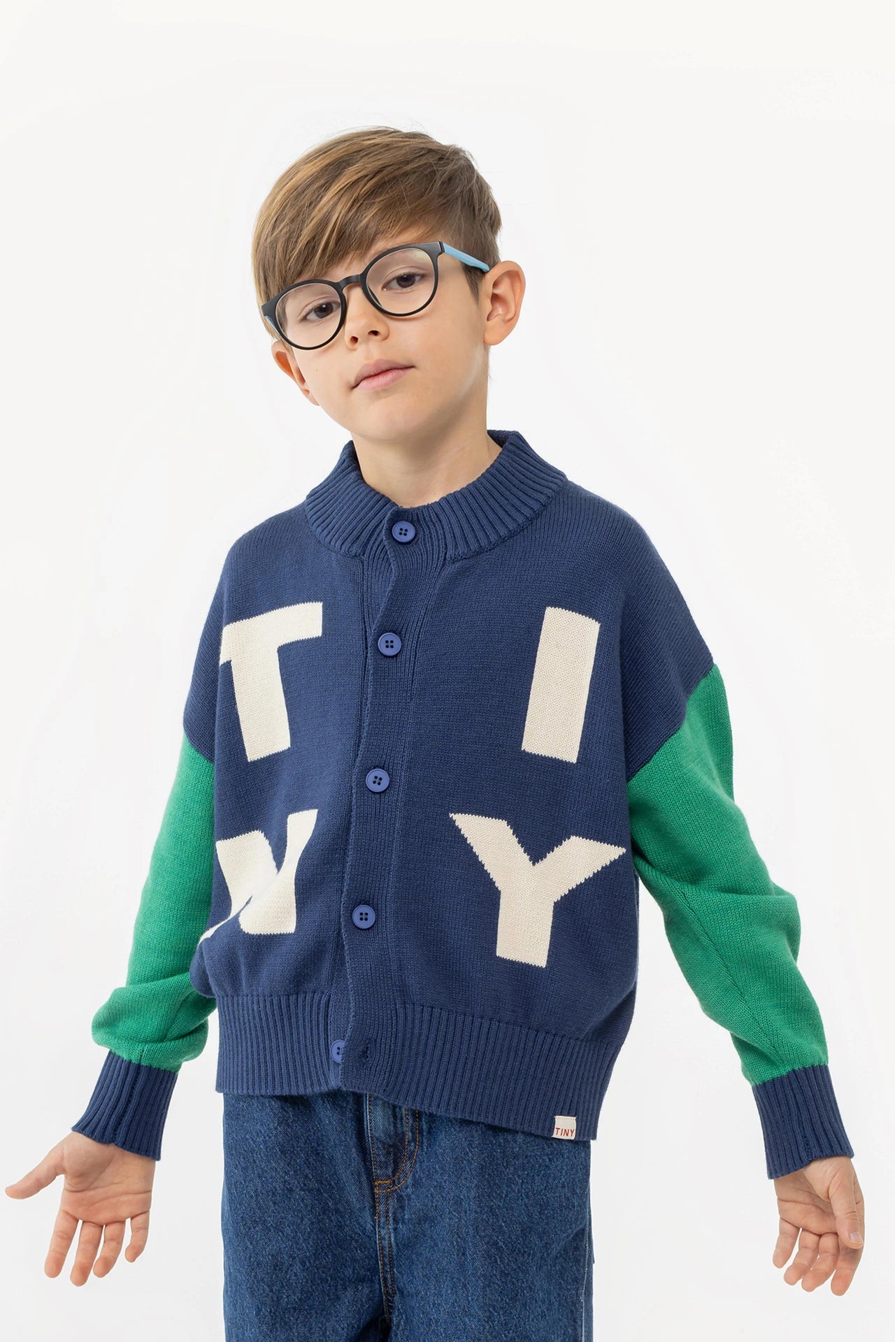 Tiny Cottons - Cardigan Mockneck Tiny