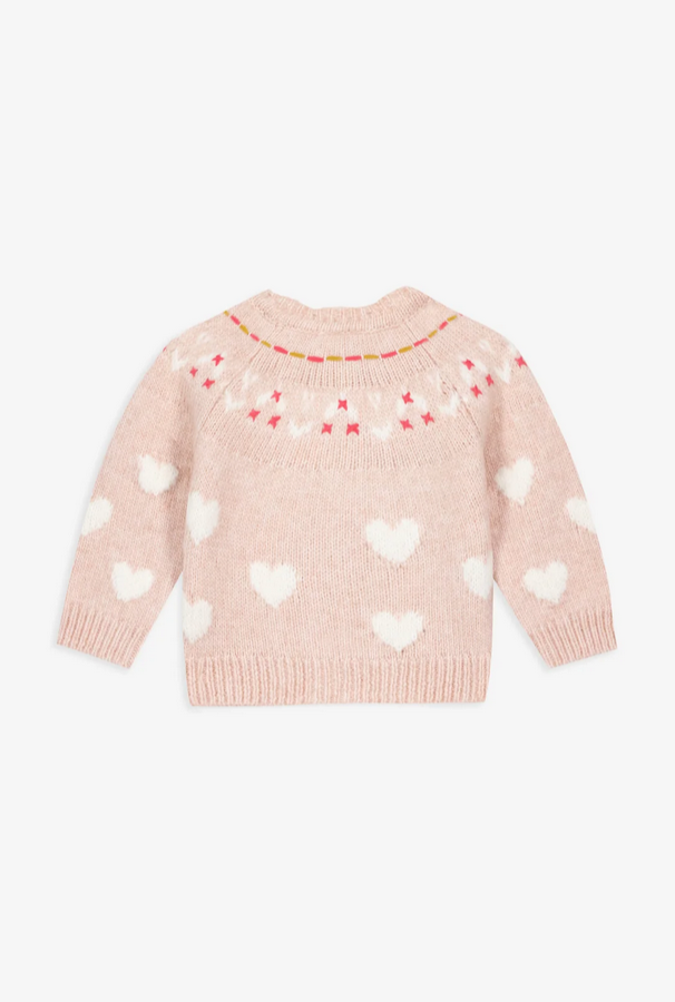 Bonton - Pastel Jacquard Cardigan